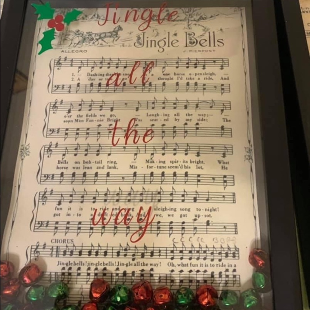 Christmas shadow box